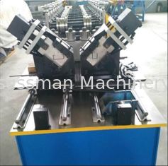 CNC Metal Stud And Track Roll Forming Machine C U Channel Section Profile 0.55-0.8mm Thickness