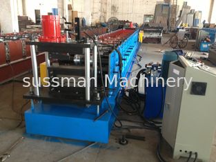 Galvanized Steel M Purlin Roll Forming Machine PLC Panasonic Production Speed 15m/min
