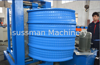 8-10m/min Speed Corrugated Roof Panel Criming and Curving Machine for 0.4-0.8mm Metal Sheet