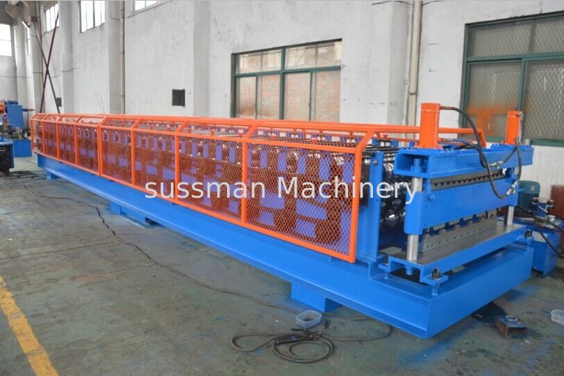 Double Layer Colour coated Steel Roof Panel Wall Panel Roll Forming Machine PLC Control Automatic