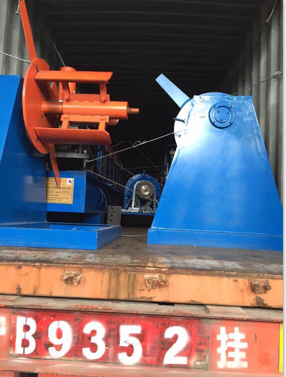 3 tấn hướng dẫn sử dụng uncoiler 45 # thép con lăn hỗ trợ cửa đường sắt cán hình thức máy plc hệ thống kiểm soát