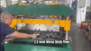 Máy tạo hình sàn sàn kim loại 2,5 inch
